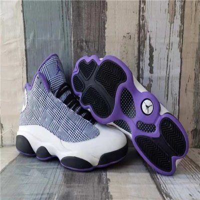 Men's Running Weapon Air Jordan 13 Purple Shoes 039