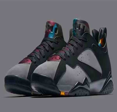 Men's Running weapon Air Jordan 7 Black Shoes 012