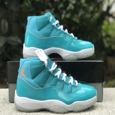 Men's Running weapon Air Jordan 11 Teal Shoes 061