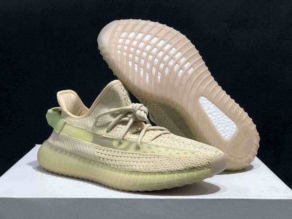 Women's Running Weapon Yeezy Boost 350 V2 Flax Shoes 019