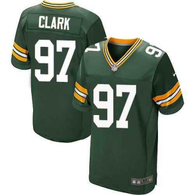 Nike Packers #97 Kenny Clark Green Team Color Men's Stitched NFL Elite Jersey