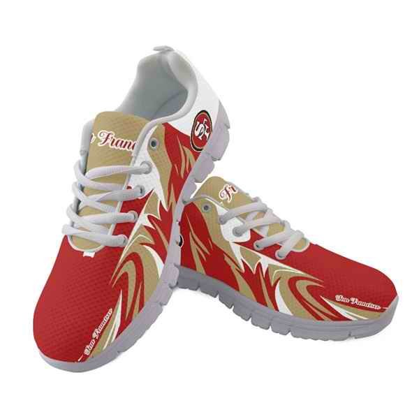 Women's San Francisco 49ers AQ Running Shoes 004