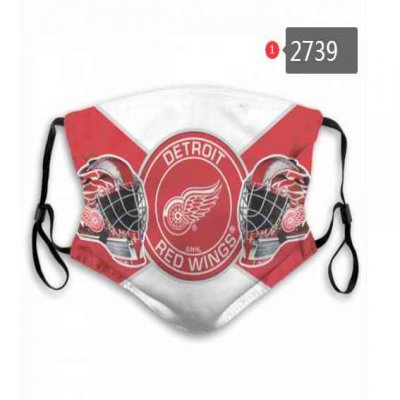 Detroit Red Wings Face Mask 2739 Filter Pm2.5 (Pls check description for details)