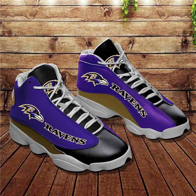 Women's Baltimore Ravens Limited Edition JD13 Sneakers 003