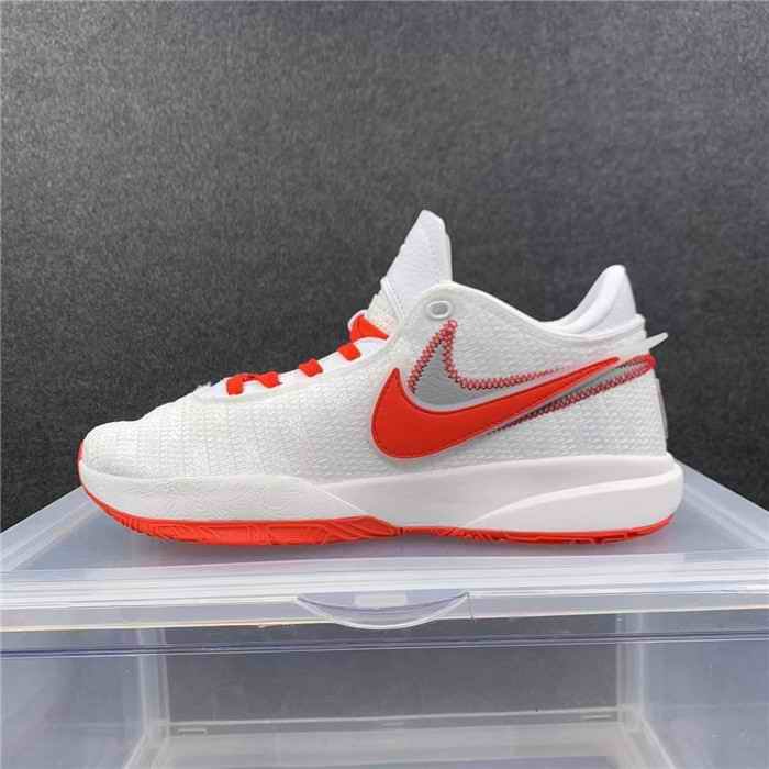 Men's Running weapon LeBron James 20 Grey/Orange Shoes 0101