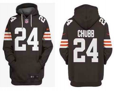 Men's Cleveland Browns #24 Nick Chubb NFL Hoodie