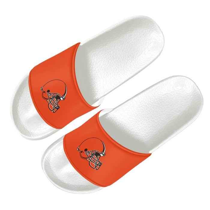 Women's Cleveland Browns Flip Flops 001