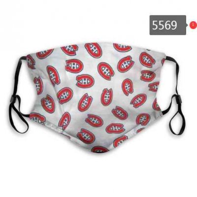 Montreal Canadiens Face Mask 5569 Filter Pm2.5 (Pls check description for details)