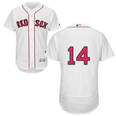 Red Sox #14 Jim Rice White Flexbase Authentic Collection Stitched MLB Jersey