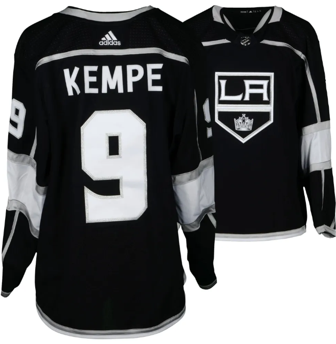 Men's Los Angeles Kings Blank White 2024-25 Away Stitched Hockey Jersey