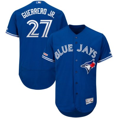 Men's Toronto Blue Jays #27 Vladimir Guerrero Jr.Majestic Royal 2019 Spring Training Flex Base Stitched MLB Jersey