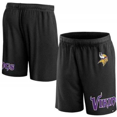 Men's Minnesota Vikings Black Shorts