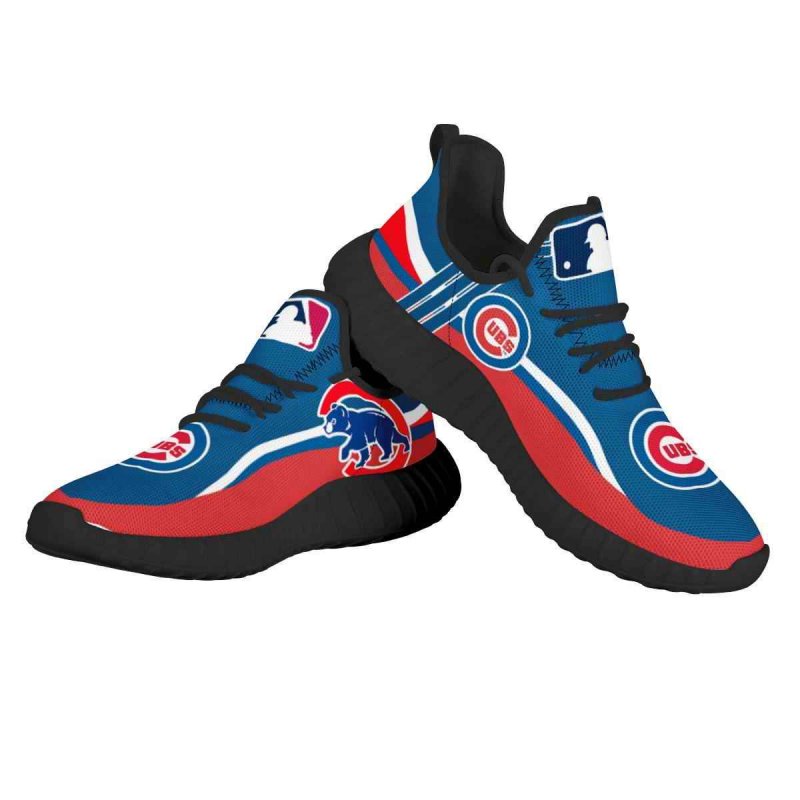 Women's NFL Chicago Cubs Mesh Knit Sneakers/Shoes 001