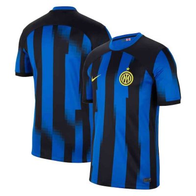 Men's Inter Milan Blue Custom 2023/24 Home Football Jersey