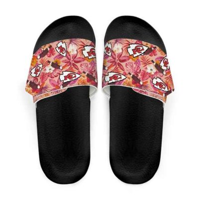 Women's Kansas City Chiefs Beach Adjustable Slides Non-Slip Slippers/Sandals/Shoes 001