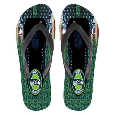 All Sizes Seattle Seahawks Flip Flops 001