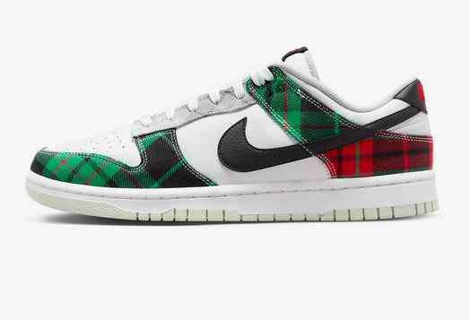 Men's Dunk Low 'Plaid' Shoes 0248