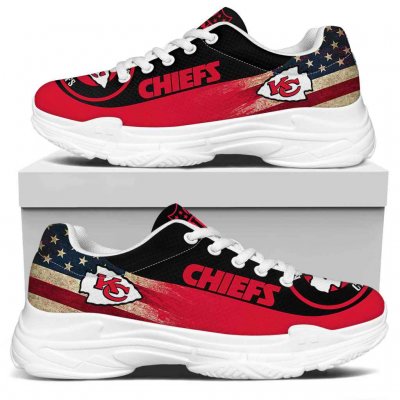 Men's Kansas City Chiefs Edition Chunky Sneakers With Line 004