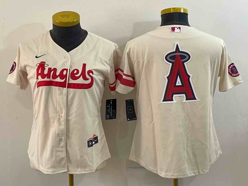 Youth Los Angeles Angels 2022 Cream City Connect Team Big Logo Stitched Jersey