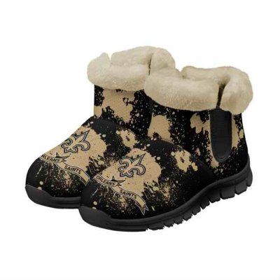 Women's New Orleans Saints 2024 Snow Boots/Shoes 003(Pls check description for details)