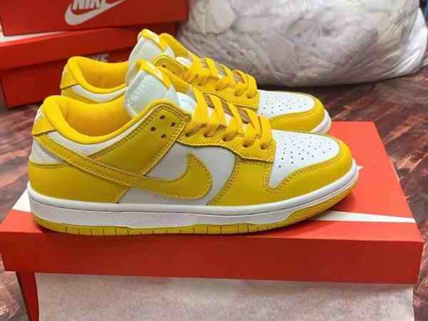 Men's Dunk Low Yellow Shoes 0220