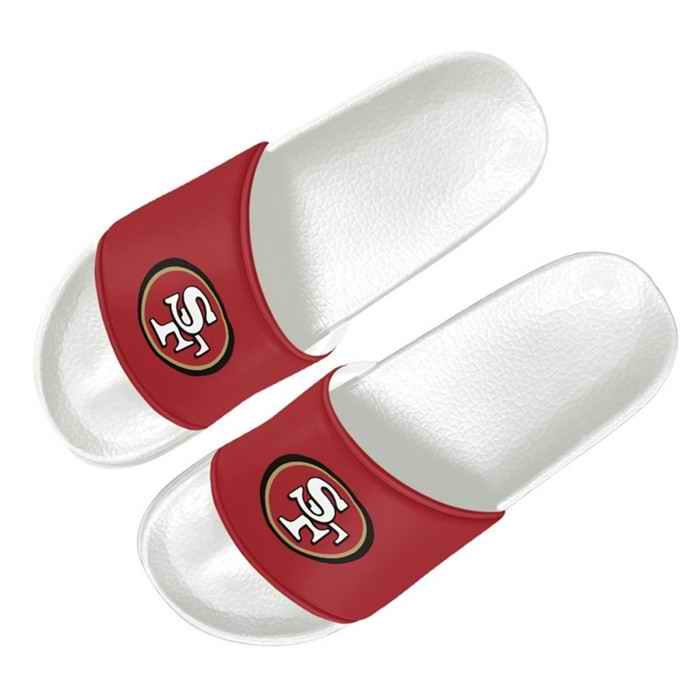 Women's San Francisco 49ers Flip Flops 001