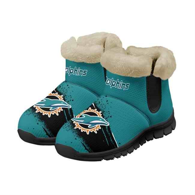 Women's Miami Dolphins 2024 Snow Boots/Shoes 002(Pls check description for details)