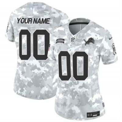 Women's Active Player Custom 2024 F.U.S.E Arctic Camo Salute to Service Limited Stitched Jersey(Run Small)