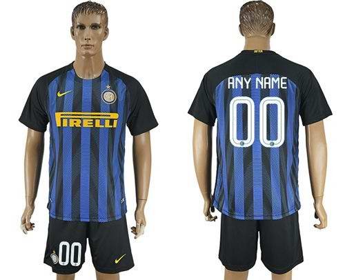 Inter Milan Personalized Home Soccer Club Jersey