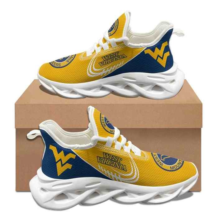 Men's West Virginia Mountaineers Flex Control Sneakers 004