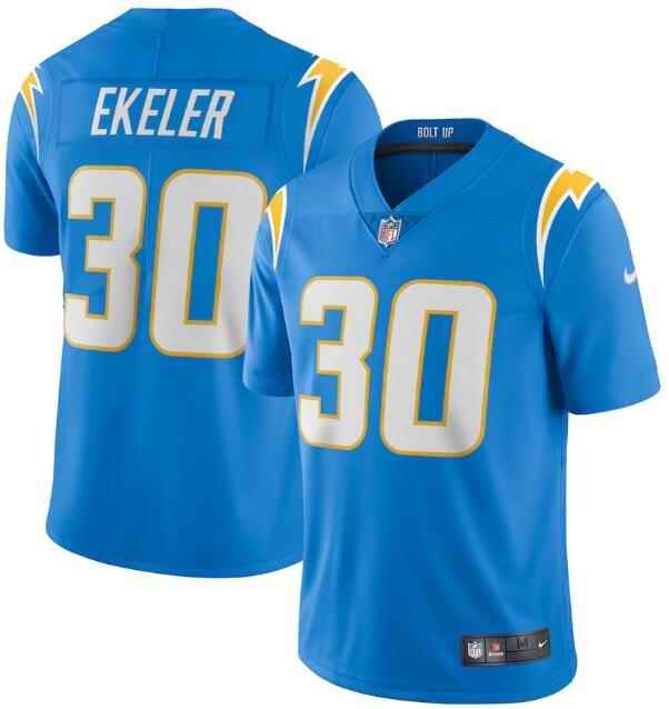 Youth Los Angeles Chargers #30 Austin Ekeler 2020 Blue Vapor Untouchable Limited Stitched Jersey