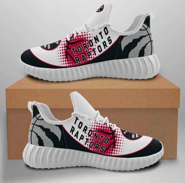 Women's Toronto Raptors Mesh Knit Sneakers/Shoes 001