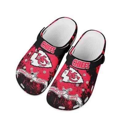 Women's Kansas City Chiefs Bayaband Clog Shoes 004