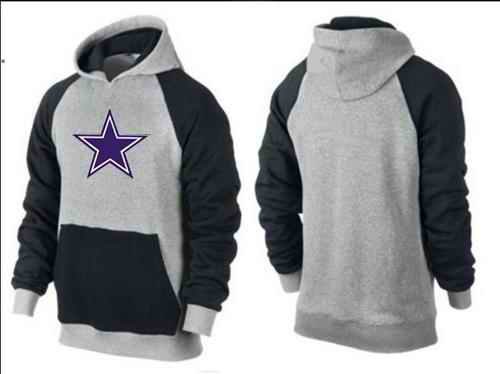 Dallas Cowboys Logo Pullover Hoodie Grey & Blue