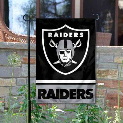 Las Vegas Raiders Double-Sided Garden Flag 001 (Pls check description for details)