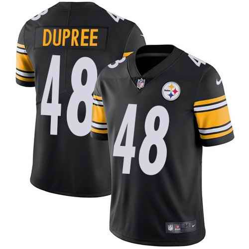 Men's Pittsburgh Steelers #48 Bud Dupree Black Vapor Untouchable Limited Stitched NFL Jersey