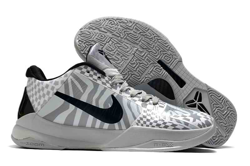 Men's Running weapon Kobe 5 Protro Grey Shoes 029