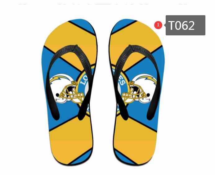 All Sizes Los Angeles Chargers Flip Flops T062(Pls check description for details)