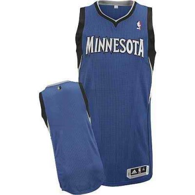 Revolution 30 Timberwolves Blank Blue Stitched NBA Jersey