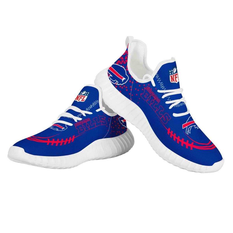 Men's Buffalo Bills Mesh Knit Sneakers/Shoes 008