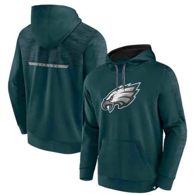 Men's Philadelphia Eagles Green Defender Evo Pullover Hoodie