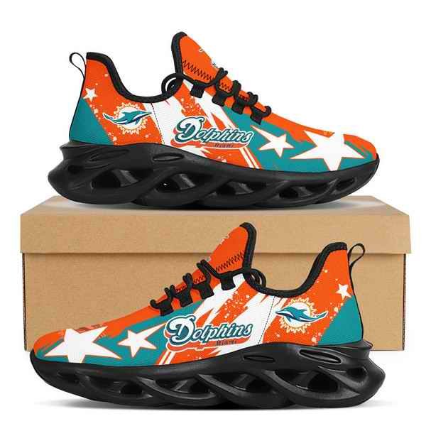 Men's Miami Dolphins Flex Control Sneakers 009