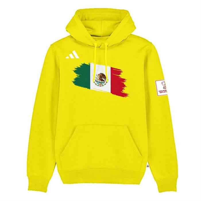 Men's Mexico World Cup Soccer Hoodie Yellow