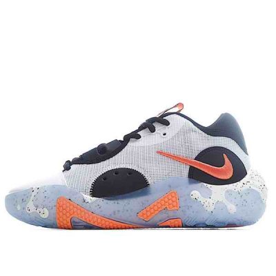 Men's Running Weapon PG 6 White/Orange/Black Shoes 011