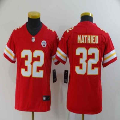 Youth Kansas City Chiefs #32 Tyrann Mathieu Red Vapor Untouchable Limited Stitched NFL Jersey