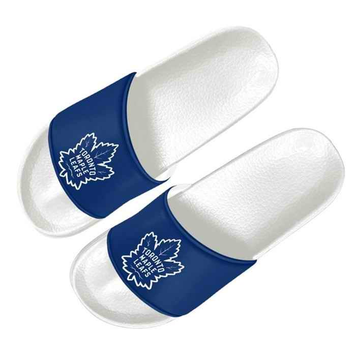 Women's Toronto Maple Leafs Flip Flops 001