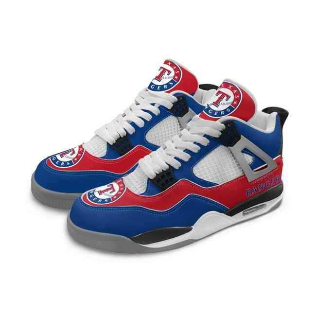 Women's Texas Rangers Running weapon Air Jordan 4 Shoes 002