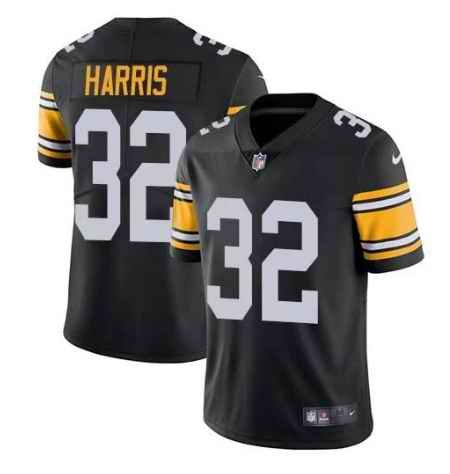 Men's Pittsburgh Steelers #32 Franco Harris Black Vapor Untouchable Limited Stitched Jersey