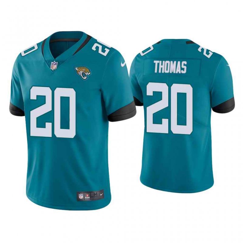 Men's Jacksonville Jaguars #20 Daniel Thomas Blue Vapor Untouchable Limited Stitched Jersey