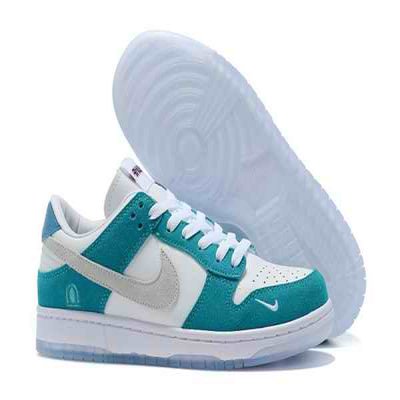 Men's Dunk Low SB Aqua/White Shoes 0199